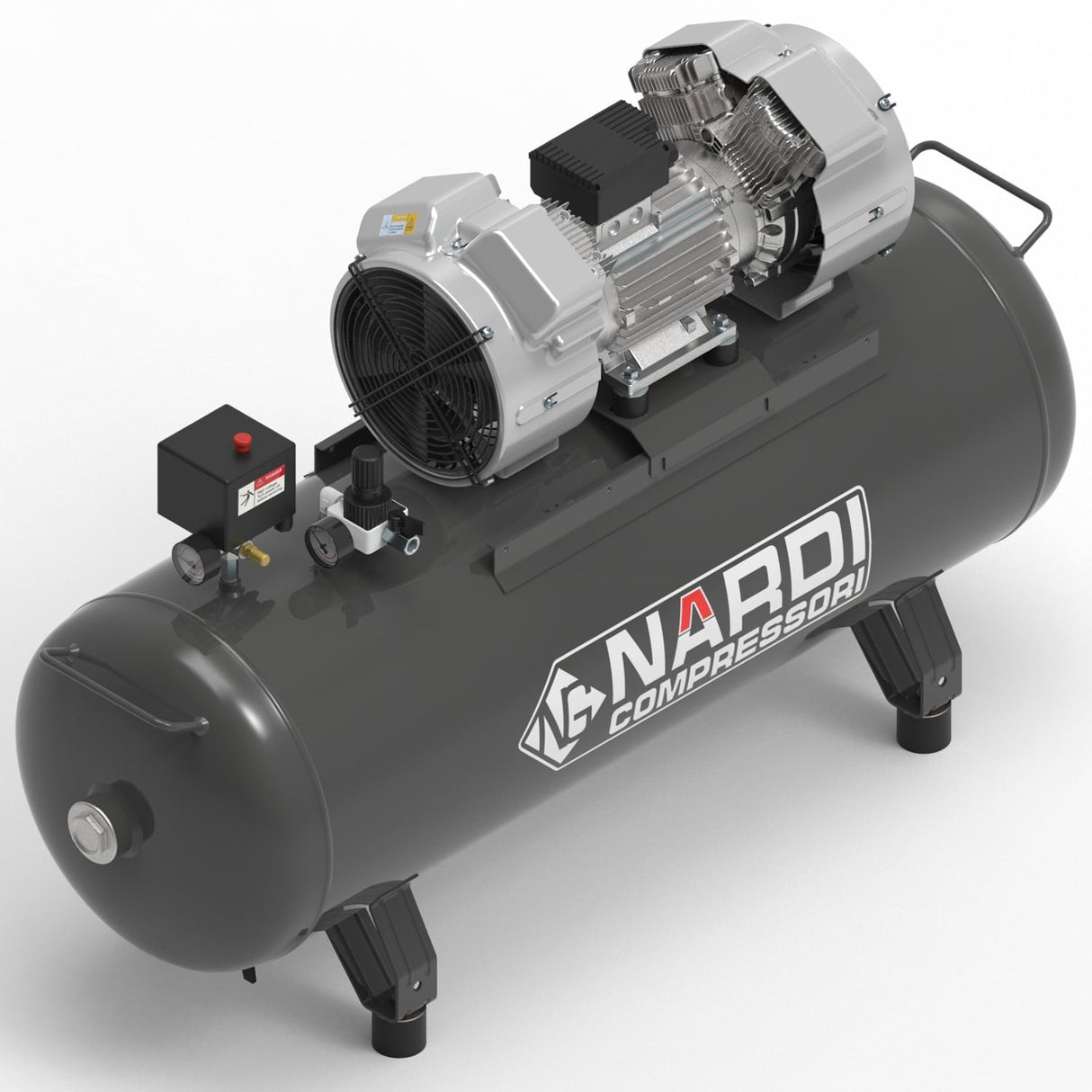 NARDI EXTREME MP 3.00HP 200ltr Compressor - EXTMP20030 - SIP-EXTMP20030 - SIP Tools UK - Trade Counter Direct
