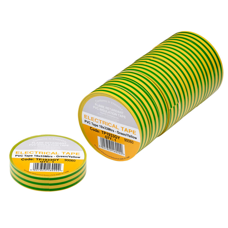 Non-Branded Green/Yellow PVC Electrical Insulation Tape - DR-29504 - Non-Branded - Trade Counter Direct
