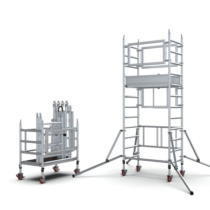 One Man Scaffold Tower - ALTO Access - 2.2m Platform Height - MINI - 12 - 022 - MINI-12-022 - ALTO Access - Trade Counter Direct