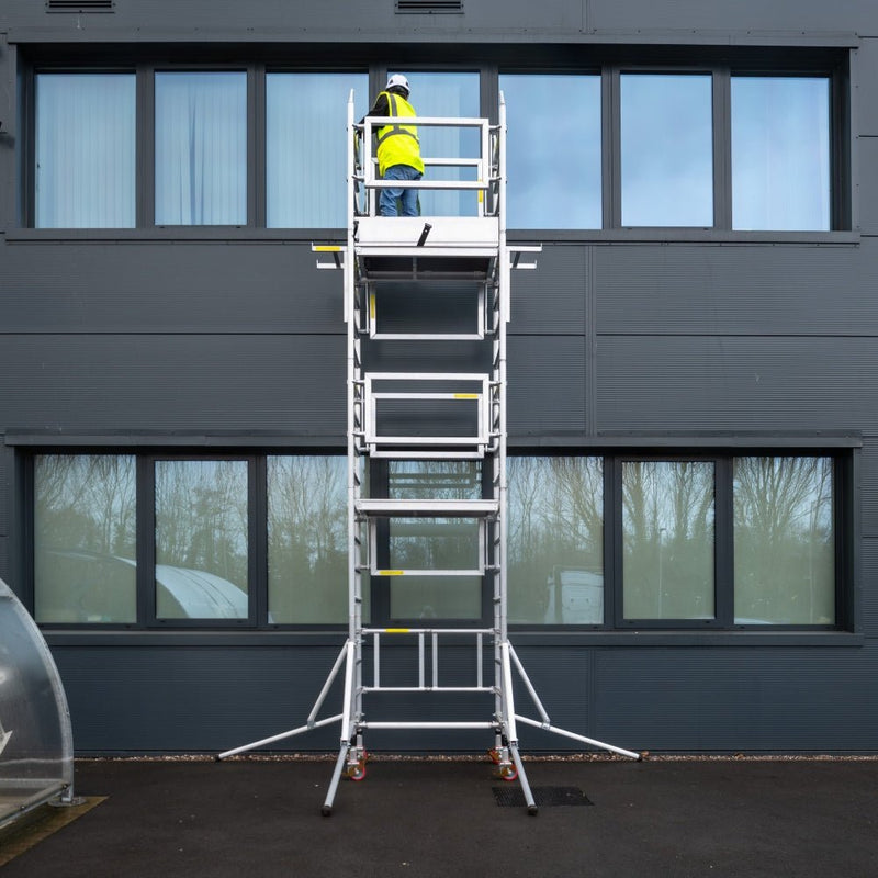 One Man Scaffold Tower - ALTO Access - 4.2m Platform Height - MINI - 12 - 042 - MINI-12-042 - ALTO Access - Trade Counter Direct