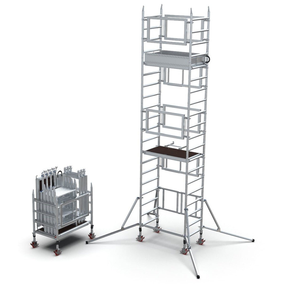 One Man Scaffold Tower - ALTO Access - 4.2m Platform Height - MINI - 12 - 042 - MINI-12-042 - ALTO Access - Trade Counter Direct