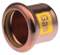 Pegler XPress SG61 Gas Stop End (M - Press) - 15 - 22mm Size Options - YP39880 - Pegler Yorkshire - Trade Counter Direct