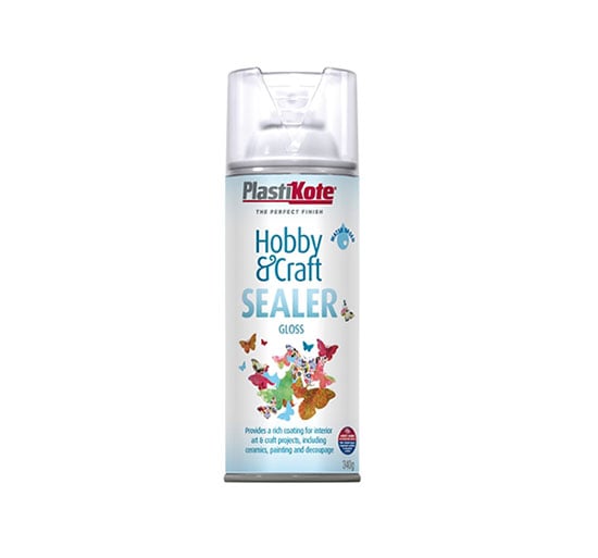 Plasti - kote Hobby & Craft Sealer Clear Gloss 400ml - Tile Sealant - PKT4141 - Plasti - kote - Trade Counter Direct