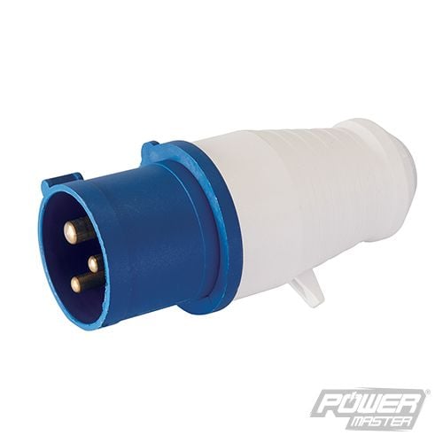Powermaster 16A Plug 230V 3 Pin - 589694 - 589694 - Powermaster - Trade Counter Direct