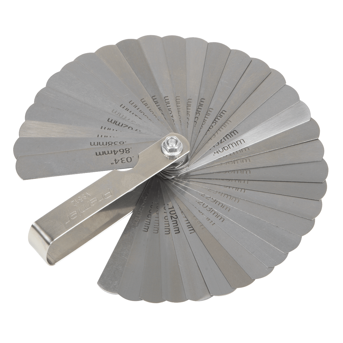 Premier VS512 35 Blade Feeler Gauge - Dual Marked - VS512 - Sealey Tools UK - Trade Counter Direct