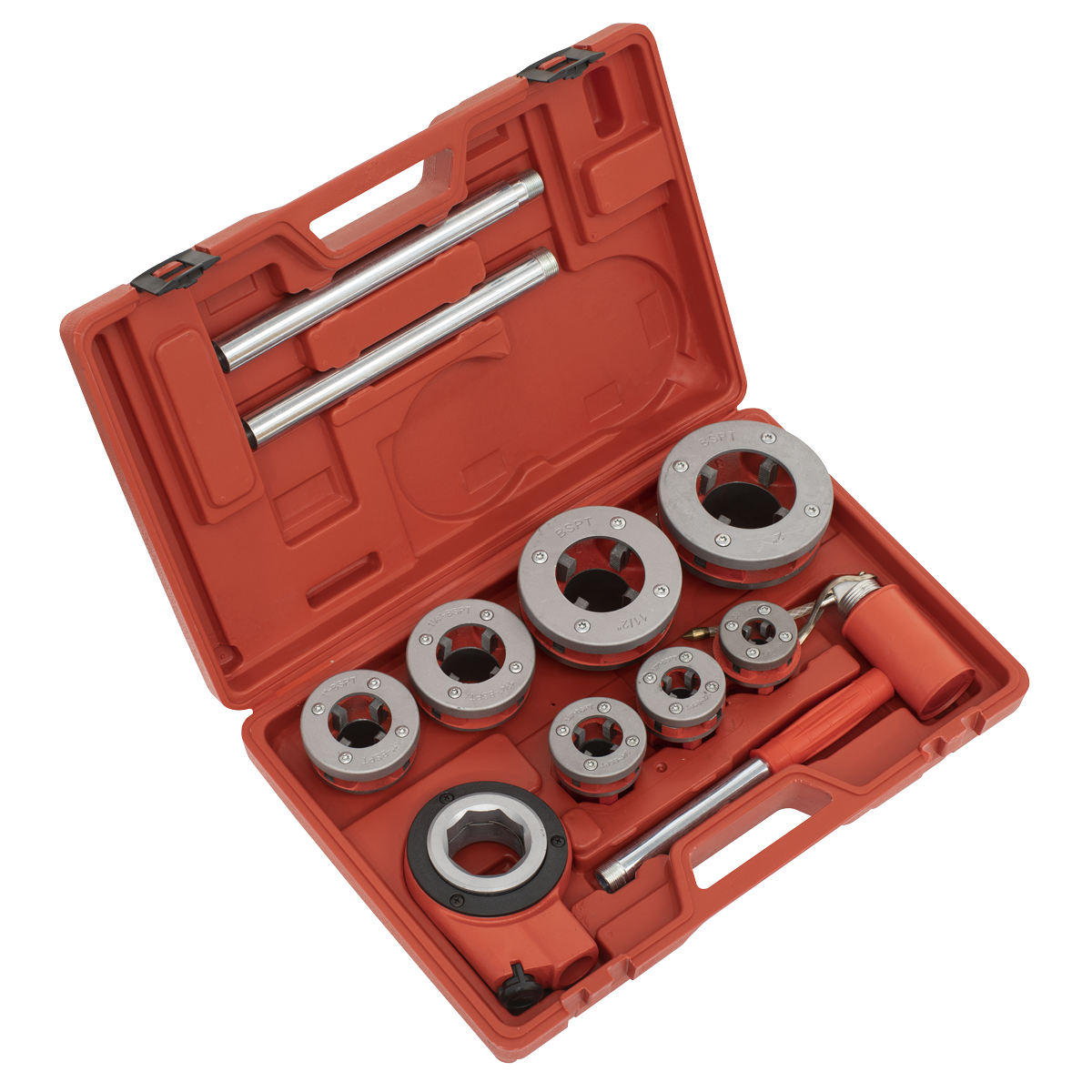 Sealey PTK992 Pipe Threading set 7pc 3/8"- 2"BSPT