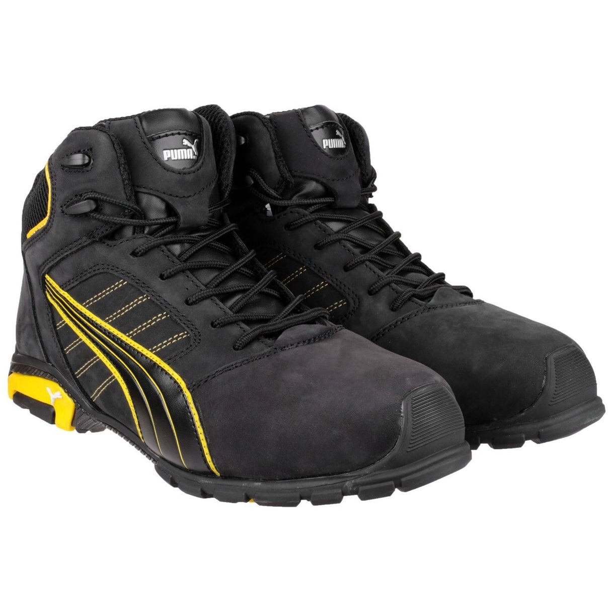 Puma Safety Amsterdam Mid Safety Boot - Black (632240) - 23090-37915-06 - Puma Safety - Trade Counter Direct