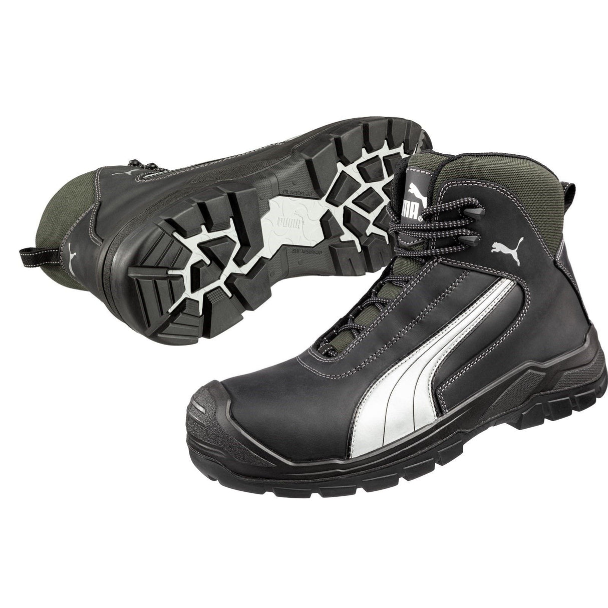 Puma Safety Cascades Mid S3 Safety Boot - Black (630210) - 23083-37905-06 - Puma Safety - Trade Counter Direct