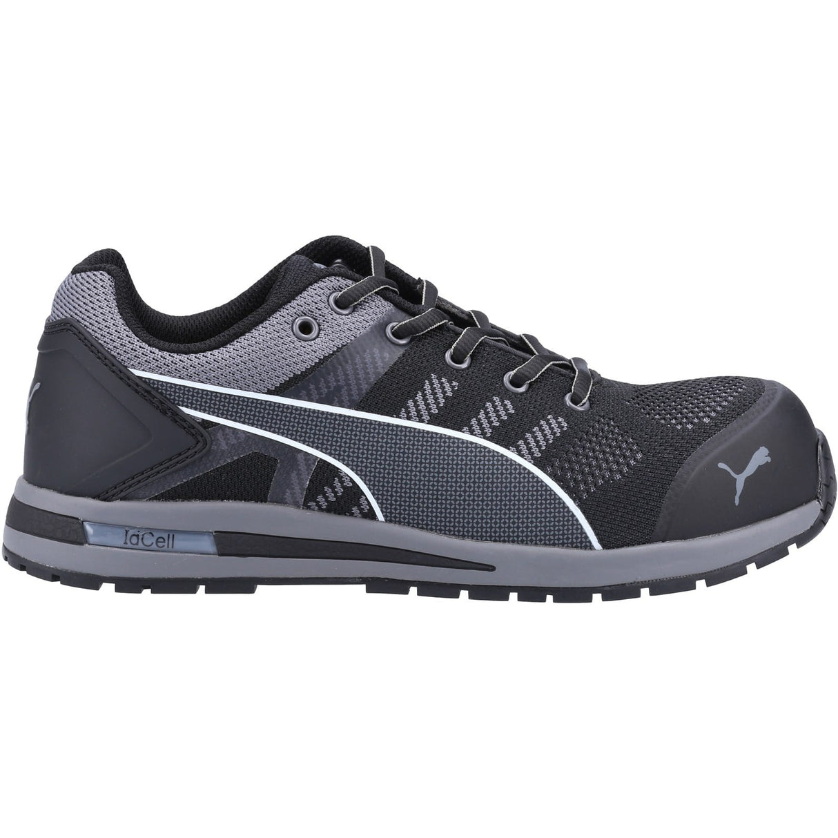 Puma Safety Elevate Knit LOW S1 Safety Trainer - Black (643160202000045) - 32824-56004-06 - Puma Safety - Trade Counter Direct