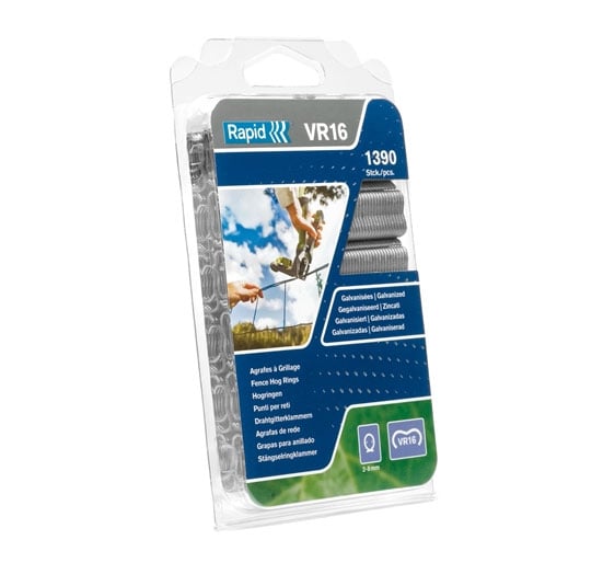 Rapid VR16 Hog Rings - RPDVR16GA139 - Rapid - Trade Counter Direct