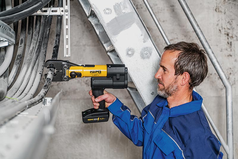 REMS Akku - Press 22V ACC LI BP | 2x Batteries & L - Boxx | 576011 - 576011 - REMS Tools - Trade Counter Direct