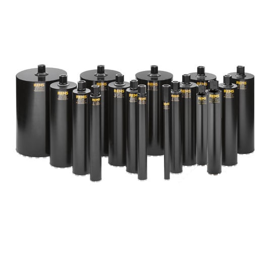 Rems Diamond Core Drilling Crowns Universal - 181010 - REMS Tools - Trade Counter Direct