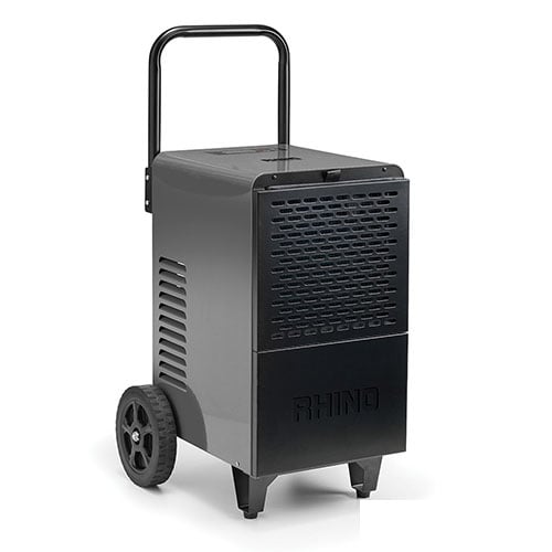 Rhino DH50L 50Ltr Industrial Dehumidifier 110V 800W - H03606 - H03606 - Rhino - Trade Counter Direct