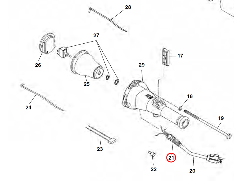 RIDGID 29788 – Cable Harness - 29788 - 29788 - Ridgid Tools - Trade Counter Direct