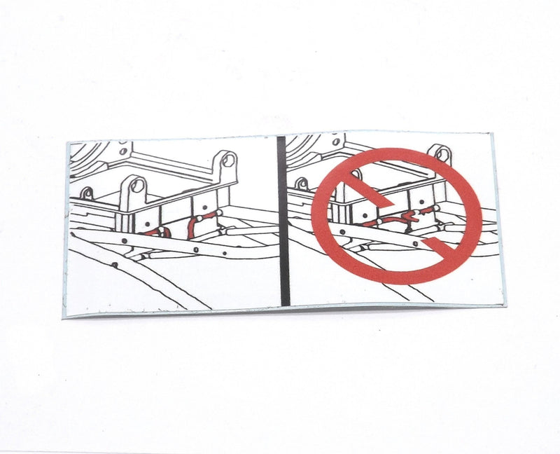 RIDGID 43916 – Folding Stand Warning Decal - 43916 - 43916 - Ridgid Tools - Trade Counter Direct