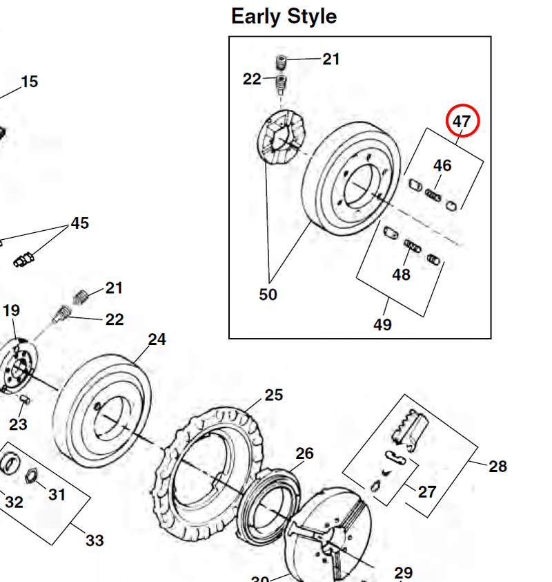 RIDGID 91552 – Front Chuck Drive Wedge Kit - 91552 - 91552 - Ridgid Tools - Trade Counter Direct