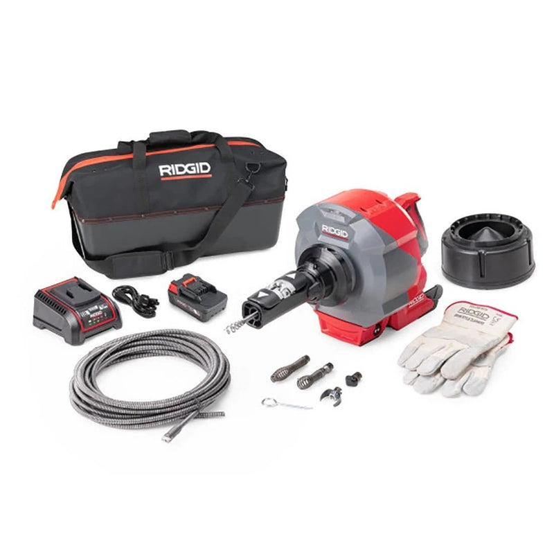 RIDGID K-46 DELUXE KIT SinkSnake Deluxe Kit, T-250, Case, Charger - 78068 - 78068 - Ridgid Tools - Trade Counter Direct