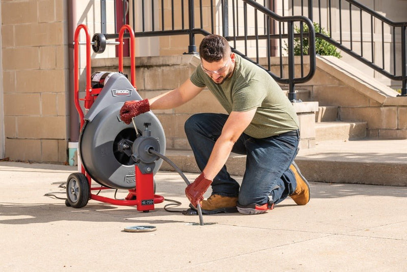 RIDGID – K-750 Drum Drain Clearing Machine 220V - 44152 - 44152 - Ridgid Tools - Trade Counter Direct