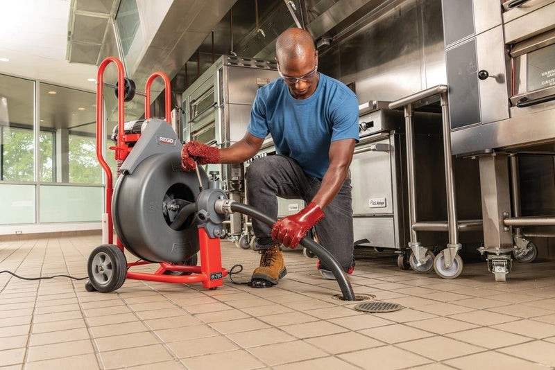 RIDGID – K-750 Drum Drain Clearing Machine 220V - 44152 - 44152 - Ridgid Tools - Trade Counter Direct
