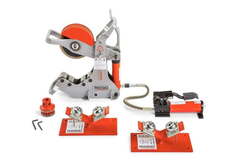 RIDGID Model 258 Power Pipe Cutter with RIDGID Model 700 Power Drive - 17881 - Ridgid Tools - Trade Counter Direct