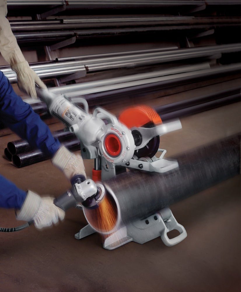 RIDGID Model 258 Power Pipe Cutter with RIDGID Model 700 Power Drive - 17881 - Ridgid Tools - Trade Counter Direct