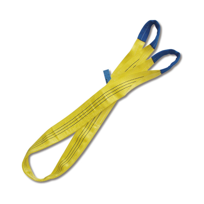 Robur Yellow 3 Tonne Two - Layer Web Sling With Reinforced Eyes - 8156 - 8156 1 - T3 - WEB-081560010 - Robur - Trade Counter Direct