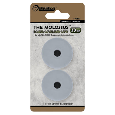 ROLLINGDOG THE MOLOSSUS™ Roller Cover End Caps, 12-18" (Pack of 2) - DR-09676 - Rollingdog - Trade Counter Direct