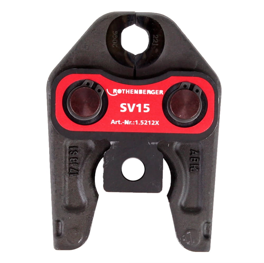 Rothenberger 015212X Standard Press Jaw - SV15 - ROMAX 4000 Press Jaw SV - 15MM - 015212X - Rothenberger - Trade Counter Direct