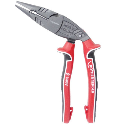 Rothenberger Electricians Long Nose Plier 200mm - 1500003169 - Rothenberger - Trade Counter Direct