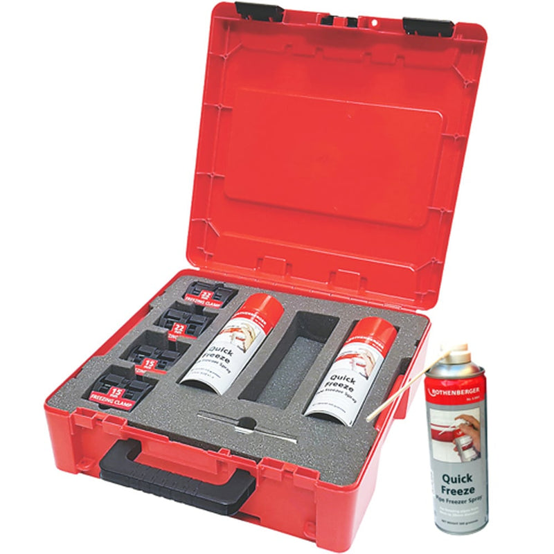 Rothenberger Rofrost Rapid Pipe Freezing Kit 15, 22mm 1500003035 - 1500003035 - Rothenberger - Trade Counter Direct
