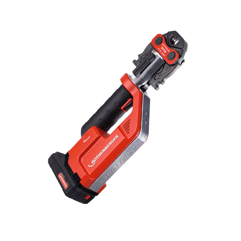 Rothenberger ROMAX Compact TT Press Tool Kit M15 - 22 - 28, 18V 2Ah - 1000002124 - ROMAXCOMPACT-BUN1 - Rothenberger - Trade Counter Direct