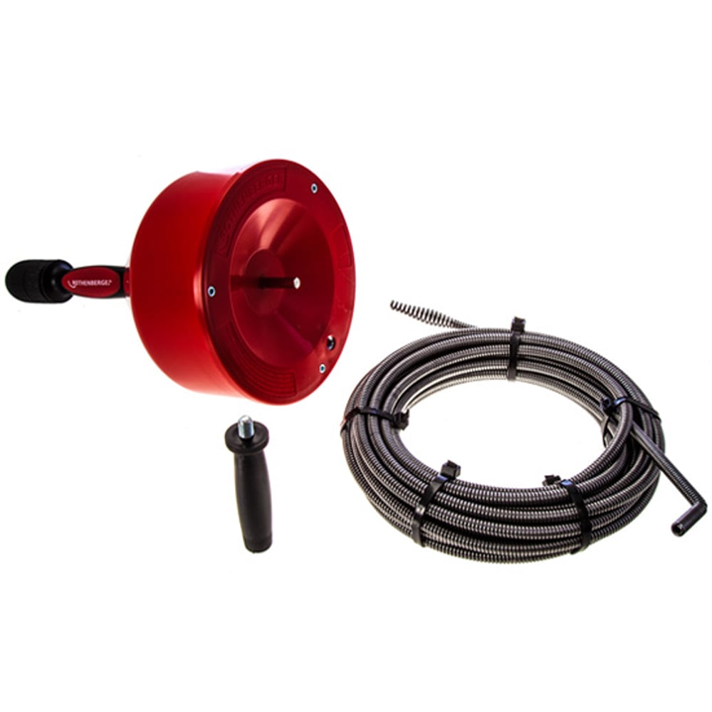 Rothenberger Rospi H+E 6, 8 or 10 Manual Drain Snake