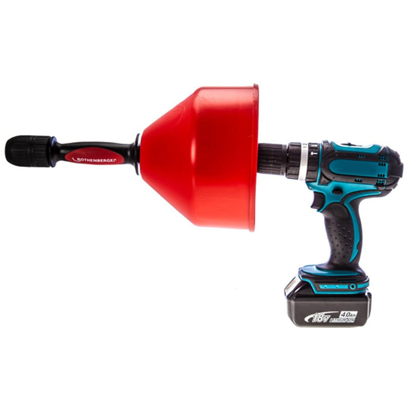Rothenberger Rospi H+E 6, 8 or 10 Manual Drain Snake - 72090 - Rothenberger - Trade Counter Direct