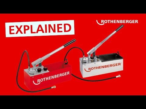 Rothenberger RP50 Pressure Testing Pump 60 Bar - 60200 - 60200 - Rothenberger - Trade Counter Direct