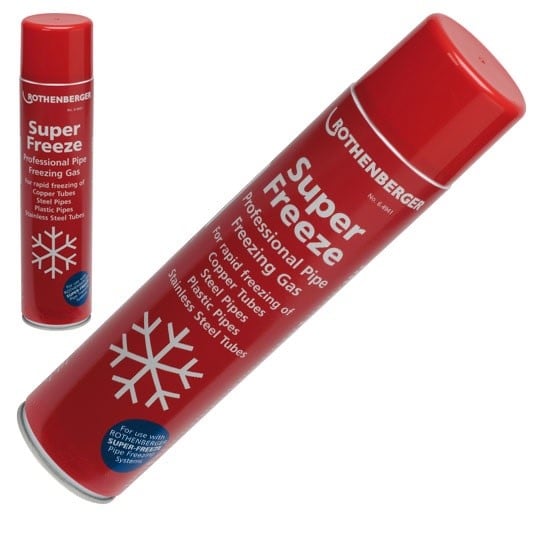 Rothenberger Super - Freeze Pipe Freezing Cylinder - 1500003625 - Rothenberger - Trade Counter Direct