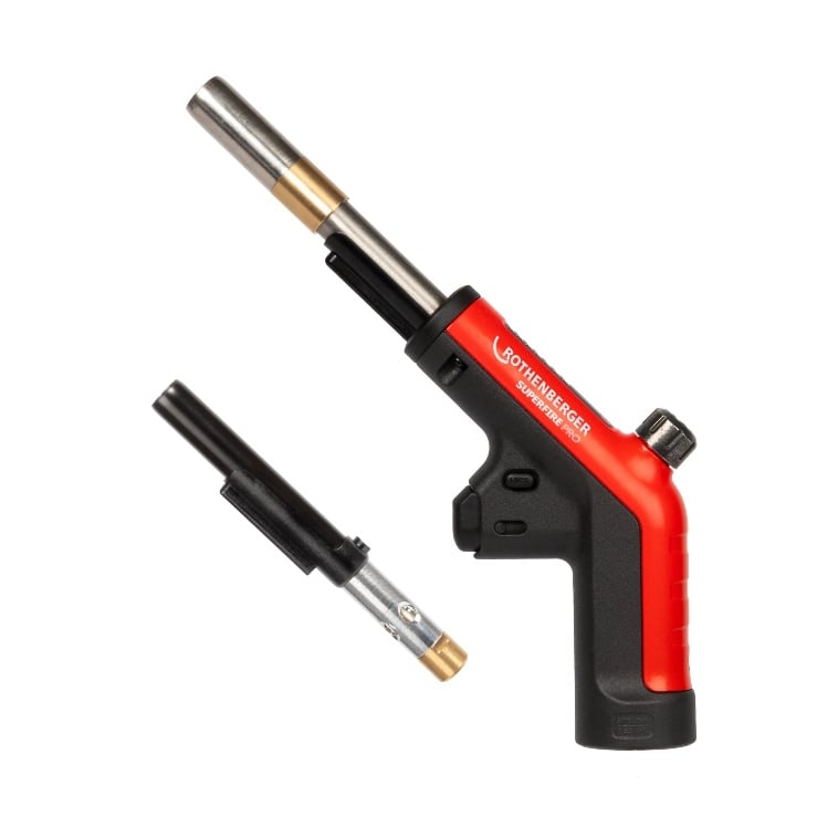 Rothenberger Superfire PRO Blow Torch with Cyclone Burner and Cool Tip Burner - 1500004973 - 1500004973 - Rothenberger - Trade Counter Direct