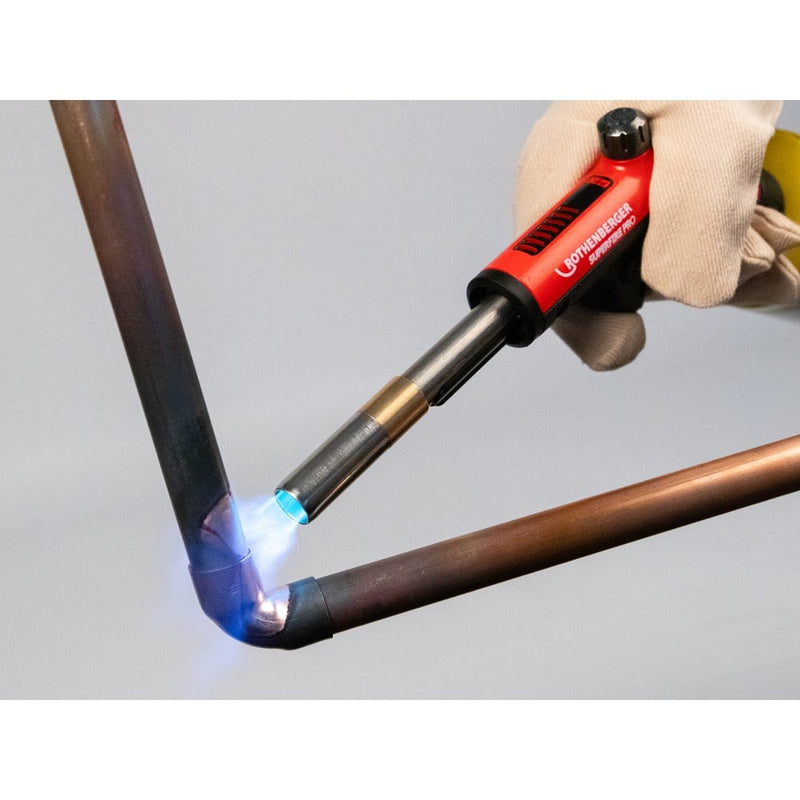 Rothenberger Superfire PRO Blow Torch with Cyclone Burner and Cool Tip Burner - 1500004973 - 1500004973 - Rothenberger - Trade Counter Direct
