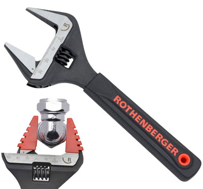 Rothenberger Wide Jaw Wrenches 34, 38, 50mm 70459 - 7.0459 - Rothenberger - Trade Counter Direct