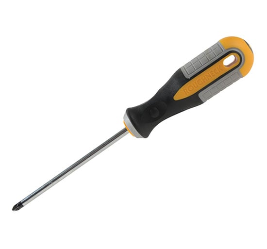 Roughneck Pozidriv Screwdriver PZ2 x 125mm - ROU22142 - Roughneck - Trade Counter Direct