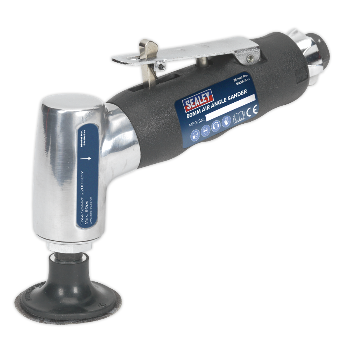 Sealey SA19/S Air Angle Sander Ø50mm