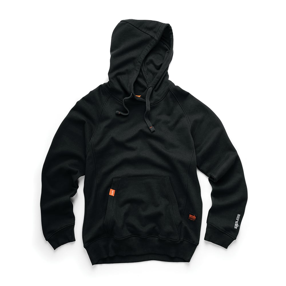 Scruffs Eco Worker Hoodie Black - XL - T55405 - TST55405 - Scruffs - Trade Counter Direct