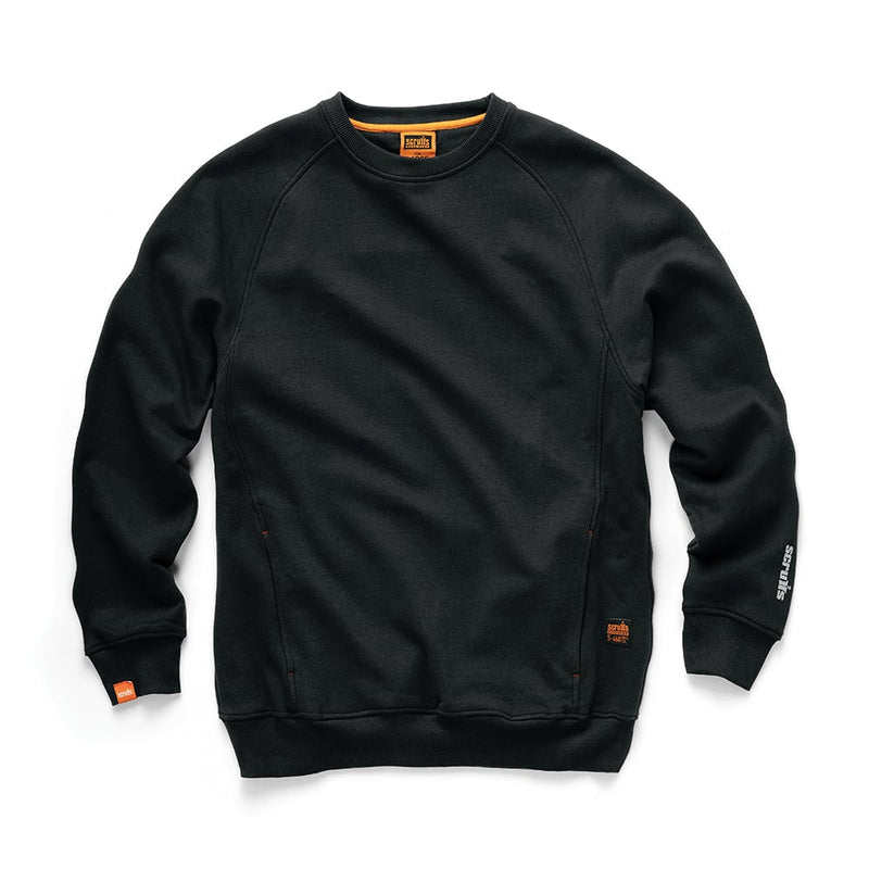 Scruffs Eco Worker Sweatshirt Black - L - T55432 - TST55432 - Scruffs - Trade Counter Direct