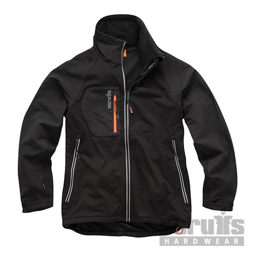 Scruffs Trade Flex Softshell Jacket Black - T55123 - Scruffs - Trade Counter Direct