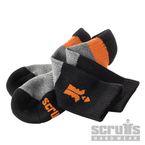 Scruffs Trade Socks Black 3pk - T53548 - Scruffs - Trade Counter Direct