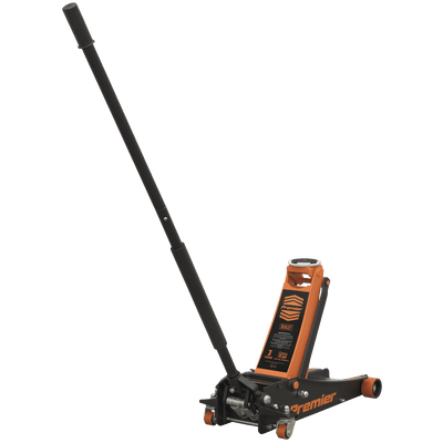 Sealey 3040AO Trolley Jack 3tonne Rocket Lift Orange - 3040AO - Sealey Tools UK - Trade Counter Direct