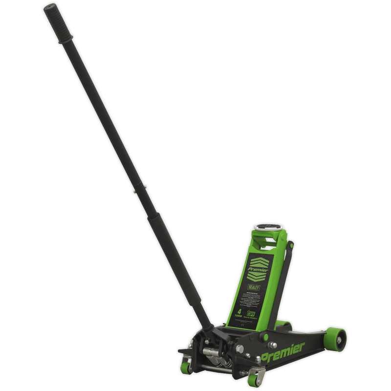 Sealey 4040AG Trolley Jack 4tonne Rocket Lift Green - 4040AG - Sealey Tools UK - Trade Counter Direct