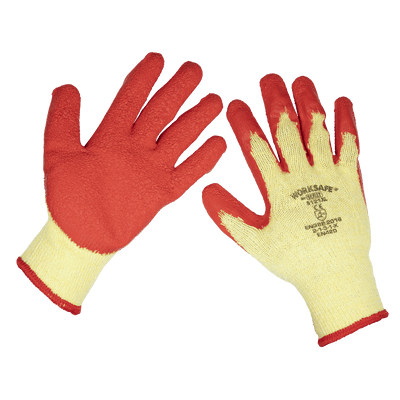 Sealey 9121XL/12 Worksafe® Super Grip Knitted Gloves with Latex Palm, X-Large - Pack of 12 Pairs - 9121XL/12 - Sealey Tools UK - Trade Counter Direct