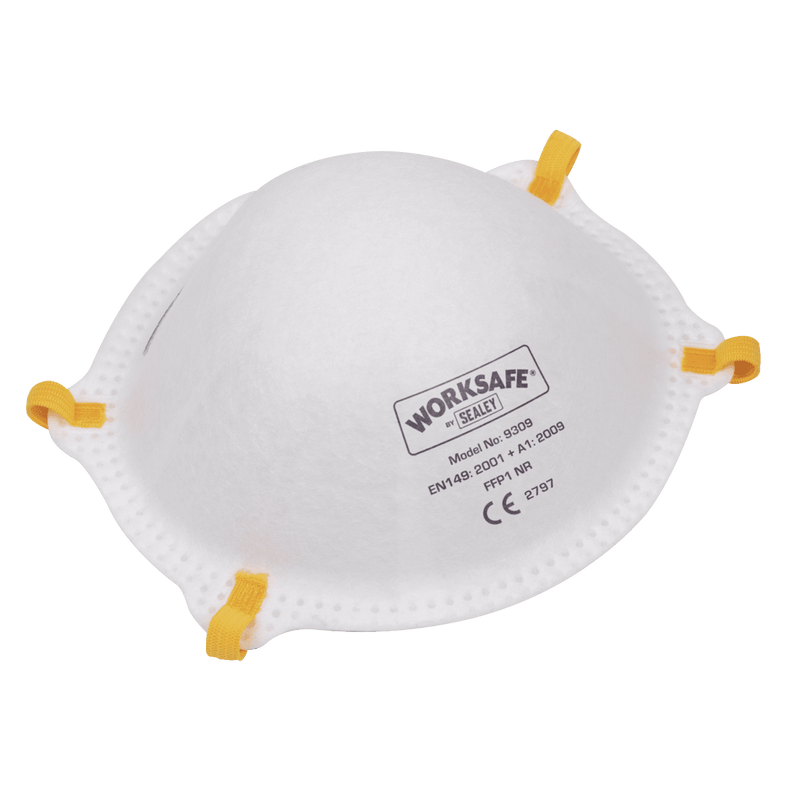 Sealey 9309/10 Cup Mask FFP1 - Pack of 10 - 9309/10 - Sealey Tools UK - Trade Counter Direct