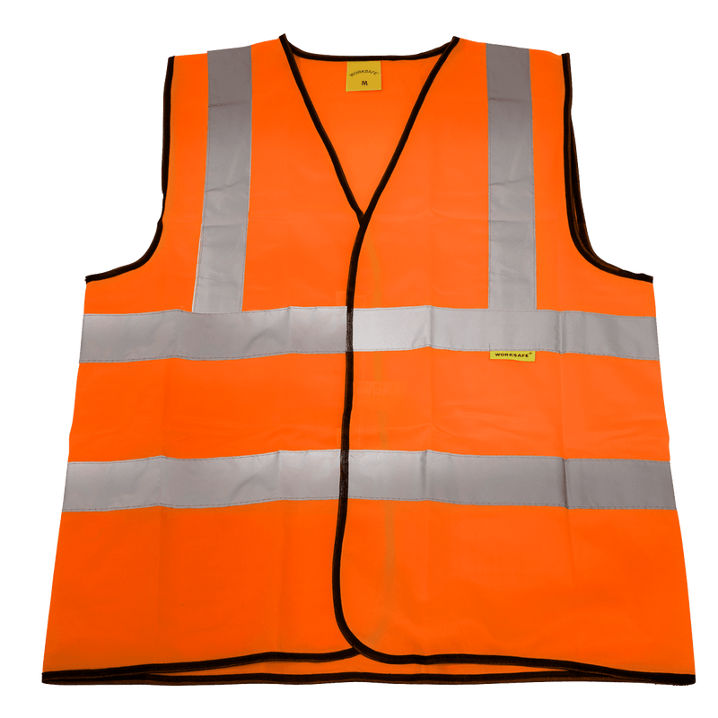 Sealey 9812M Worksafe® Hi-Vis Orange Waistcoat - Medium - 9812M - Sealey Tools UK - Trade Counter Direct
