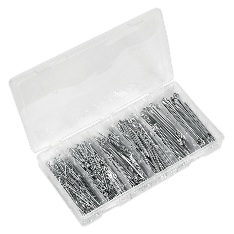 Sealey AB001SP Split Pin Assortment 555pc Small Sizes Imperial & Metric - AB001SP - Sealey Tools UK - Trade Counter Direct